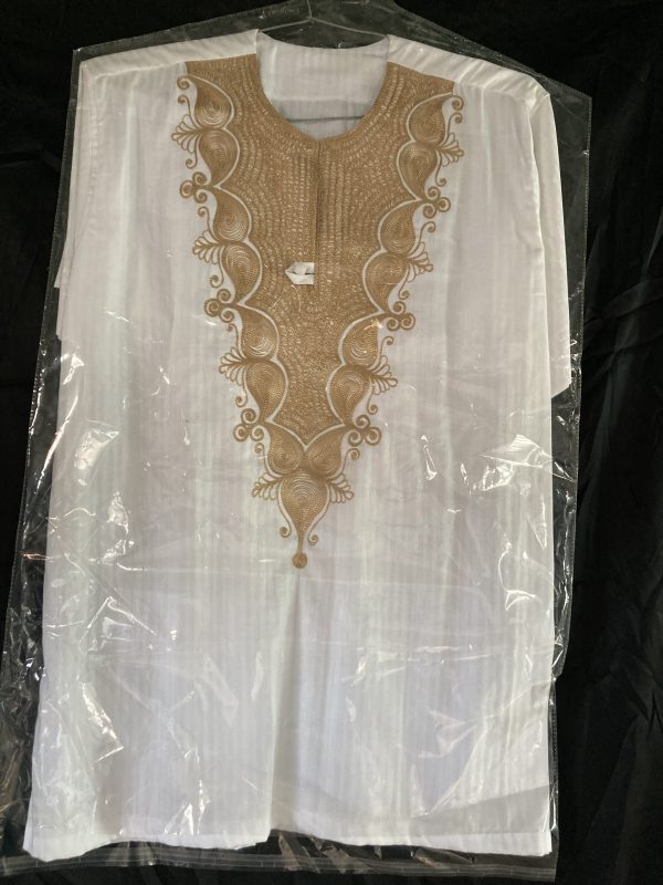 Embroidery Shirt White